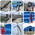 120 SABM 600-305 K Q span curve roof galvanized iron parking ground/area/lot roof building machine